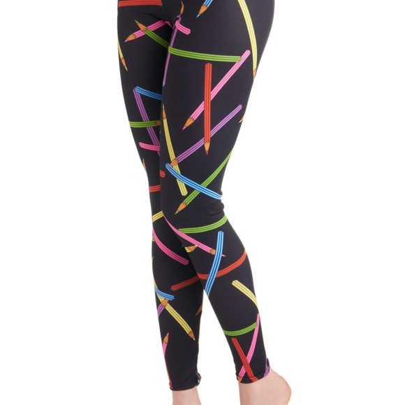 Modcloth Pants - Pencil  Graphic Printed Leggings